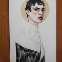 My project. Traditional illustration, Watercolor Painting, and Portrait Drawing project by misspatineuse - 06.09.2021