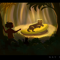 Meu projeto do curso: Pintura digital para ilustração 2D. Traditional illustration, Digital Illustration, and Digital Painting project by Nayane Spigoti - 06.09.2021