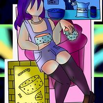 Mi Proyecto del curso: Ilustración digital con influencia manga :3. Traditional illustration, Comic, Digital Illustration, Stor, telling, Narrative, and Manga project by kary matsuoka - 06.09.2021