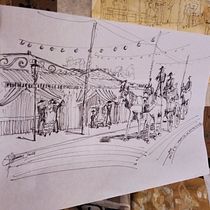 Mi Proyecto del curso: Paisajes urbanos en acuarela. Un projet de Beaux Arts, Aquarelle, Illustration architecturale et Illustration traditionnelle de María Fernanda Ferrari - 10.06.2021