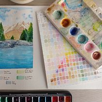 Mi Proyecto del curso: Cuaderno de viaje en acuarela. Traditional illustration, Watercolor Painting, Architectural Illustration, and Sketchbook project by Lady Coronel - 06.08.2021
