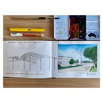 Mi Proyecto del curso: Cuaderno de viaje en acuarela. Traditional illustration, Watercolor Painting, Architectural Illustration, and Sketchbook project by Valentina - 06.04.2021