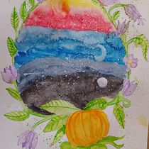 Mi Proyecto del curso: Técnicas modernas de acuarela. Un progetto di Illustrazione tradizionale, Belle arti, Pittura e Pittura ad acquerello di Leila Morillo Crespo - 10.06.2021