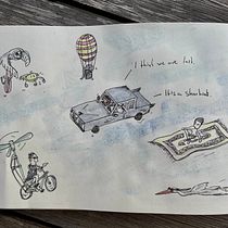 Mein Kursprojekt: Die Sketching Kunst: Transformiere Skizzen in Kunst Ein Projekt aus dem Bereich Traditionelle Illustration, Bleistiftzeichnung, Zeichnung und Sketchbook von franathekid - 10.06.2021