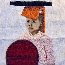My project in Photo Embroidery on Fabric course. Photograph, Embroider, DIY, Collage, Paper Craft, and Printing project by Gerti Wouters - 06.10.2020
