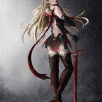 “Lady Elizabeth The Vampire Knight”. Een project van Traditionele illustratie, Ontwerp van personages, Digitale illustratie y  Tekening van Jonathan Oyarzo Gallardo - 25.05.2021