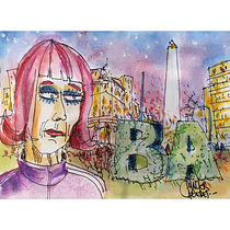 Mi Proyecto del curso: Sketching artístico en acuarela: atrévete a expresar tus ideas . Traditional illustration, Sketching, Creativit, Drawing, Watercolor Painting, and Sketchbook project by Walter Caceres - 06.11.2021