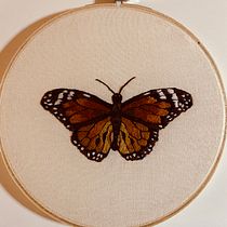 Mi Proyecto del curso: Técnicas de bordado realista. Traditional illustration, and Embroider project by nathalia lasley - 06.11.2021