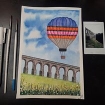 Mi Proyecto del curso: Cuaderno de viaje en acuarela. Traditional illustration, Watercolor Painting, Architectural Illustration, and Sketchbook project by Zándira Pavón - 06.11.2021