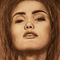 My project in Artistic Charcoal Portraiture: Creating Atmosphere course. Ilustração tradicional, Artes plásticas, Desenho, Desenho de retrato, Desenho realista, e Desenho artístico projeto de Deborah - 11.06.2021