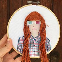 Mi Proyecto del curso: Técnicas de bordado para crear peinados con volumen. Accessor, Design, Costume Design, Embroider, and Color Theor project by flor.atencia - 06.11.2021