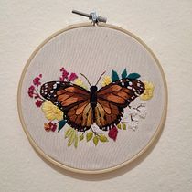 Mi Proyecto del curso: Técnicas de bordado realista. Traditional illustration, and Embroider project by mariangelesreymarquez - 06.11.2021