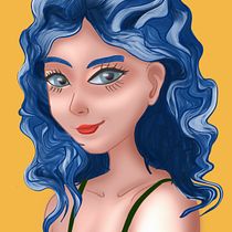 Meu projeto do curso: Retrato de personagens femininas com Procreate. Projekt z dziedziny Trad, c, jna ilustracja, Ilustracja c, frowa, R, sunek c i frow użytkownika Gabriel Albuquerque Barros - 11.06.2021