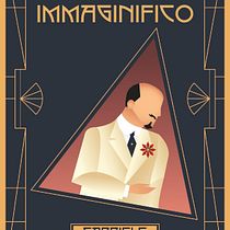 My project: an art decò poster of D'Annunzio. Traditional illustration, Fine Arts, Poster Design, and Digital Illustration project by buscaglia.ale - 06.10.2021