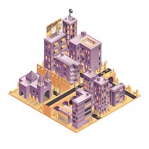 Mi Proyecto del curso: Ilustración vectorial isométrica desde cero. Design gráfico, Ilustração vetorial e Ilustração digital projeto de Maria Yeoshen Martinez - 12.06.2021