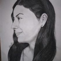 Mi Proyecto del curso: Retrato realista con lápiz de grafito. Drawing, Portrait Drawing, Realistic Drawing, and Artistic Drawing project by Mónica Vásquez Rodríguez - 06.12.2021