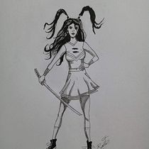 Mi Proyecto del curso: Diseño de personajes femeninos para cómics: Liv. Character Design, Comic, and Drawing project by raulorlandocespedes - 06.12.2021