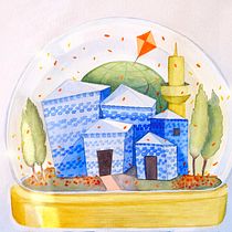 Mi Proyecto del curso: Técnicas de acuarela para ilustraciones de ensueño. Projekt z dziedziny Trad, c, jna ilustracja,  R, sunek, Malowanie akwarelą, Ilustracja w i dawnicza użytkownika Andrea Gaume - 12.06.2021