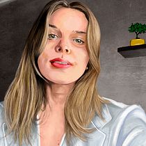 Mi Proyecto del curso: Retratos pictóricos con técnicas digitales. Un progetto di Illustrazione digitale, Disegno di ritratti e Pittura digitale di Victor Manuel Pezzano Barros - 12.06.2021