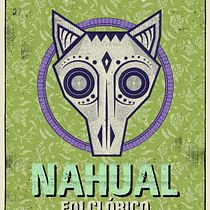 Mi Proyecto del curso: Cartelismo ilustrado Nahual folclórico. Un projet de Publicité, Beaux Arts , et Conception d'affiches de Michael Cerón - 10.05.2021