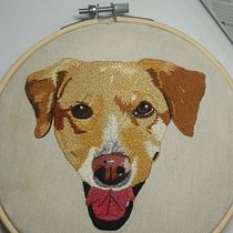 Meu projeto do curso: Needle painting para principiantes. Embroider, and Naturalistic Illustration project by Letícia Kaori Shimabukuro - 06.13.2021