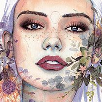 Mon projet du cours : Portrait à l'aquarelle d'après une photo. Traditional illustration, Watercolor Painting, and Portrait Drawing project by Marie-Laurence Marchetto - 06.13.2021