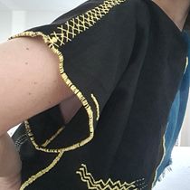 Meu projeto do curso: Design de peças de roupa artesanais do zero. Arts, Crafts, Fashion Design, Embroider, Sewing, and DIY project by symontenegro - 06.13.2021