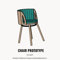 My project in Designing and Prototyping Your First Chair course. Een project van Craft, Meubelontwerp en -bouw, Industrieel ontwerp, Interieurontwerp y Productontwerp van Kristýna Hrášková - 14.06.2021