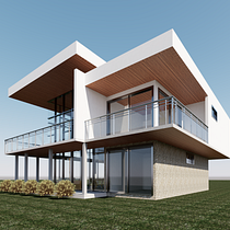 Mi Proyecto del curso: Diseño y modelado arquitectónico 3D con Revit. Projekt z dziedziny 3D,  Architektura, Architektura wnętrz,  Modelowanie 3D, Architektura c, frowa i Wizualizacja architektoniczna użytkownika Luísa Cavalcanti de Melo Novaes - 27.05.2021