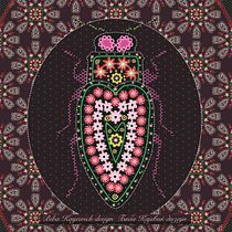 The Love Bug . Traditional illustration, Pattern Design, Vector Illustration, and Printing project by Biba Kayewich - 06.11.2021