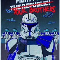 Mi Proyecto del curso: Fight for your brothers. Traditional illustration, Vector Illustration, Poster Design, and Digital Illustration project by Daniel Delgado - 06.14.2021
