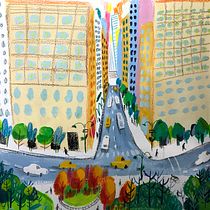 Mi Proyecto del curso: Sketchbook pictórico en gouache. Un progetto di Illustrazione tradizionale, Bozzetti, Disegno, Illustrazione architettonica, Sketchbook e Pittura gouache di Valeria Ueno - 14.06.2021