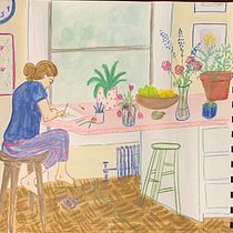 My project in Exploratory Sketchbook: Find Your Drawing Style course. Un proyecto de Ilustración tradicional, Bocetado, Creatividad, Dibujo, Pintura a la acuarela, Sketchbook y Pintura gouache de Kate Malinowski - 13.06.2021