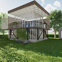 Mi Proyecto del curso: Diseño y modelado arquitectónico 3D con Revit. Projekt z dziedziny 3D,  Architektura, Architektura wnętrz,  Modelowanie 3D, Architektura c, frowa i Wizualizacja architektoniczna użytkownika Armando Garfias - 11.06.2021
