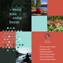 Final Project:  Color Theory Applied to Online Projects course: mobile site for state park. Design, UX / UI, Graphic Design, Web Design, Mobile Design, Digital Design, and Color Theor project by kim kovalick - 06.10.2021