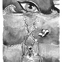Mi Proyecto del curso: Ilustración en tinta china con influencia japonesa. Een project van Traditionele illustratie,  Tekening y  Illustratie met inkt van Corina Olivo - 14.06.2021