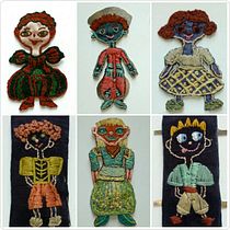 My project in Basic Embroidery Techniques: Stitches, Compositions, and Color Ranges course. Accessor, Design, Costume Design, Embroider, and Color Theor project by Kallia Chatzigianni - 06.15.2021