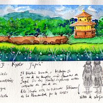 Mi Proyecto del curso: Cuaderno de viaje en acuarela. Traditional illustration, Watercolor Painting, Architectural Illustration, and Sketchbook project by Valeria Ueno - 06.15.2021
