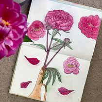 Safarova.art project in Botanical Sketchbooking: A Meditative Approach course. Ilustração tradicional, Esboçado, Desenho, Pintura em aquarela, Ilustração botânica, e Sketchbook projeto de Tamara Safarova - 14.06.2021
