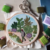 Mi Proyecto del curso: Introducción al bordado botánico. Projekt z dziedziny  Haft użytkownika Camila González Acevedo - 15.06.2021