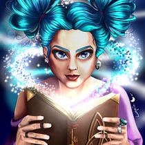 Proyecto de Raquel: Retrato de personajes femeninos con Procreate. Projekt z dziedziny Trad, c, jna ilustracja, Ilustracja c, frowa, R, sunek c i frow użytkownika Raquel Velasco Poza - 15.06.2021