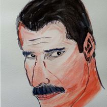 Mi Proyecto del curso: Cuaderno de retratos en acuarela. Painting, Watercolor Painting, Portrait Drawing, and Sketchbook project by Wilder Kristian Villafuerte Urbina - 06.15.2021