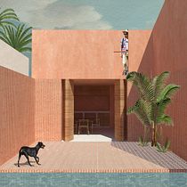 Mi Proyecto del curso: Representación gráfica de proyectos arquitectónicos. Un projet de Architecture, Design graphique, Architecture d'intérieur, Design d'intérieur, Pa, sagisme, Collage, Architecture numérique et Illustration architecturale de Sergio Toxqui - 15.06.2021