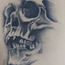 Tatuaje craneo. Tattoo Design project by eusebioelizarraras_86 - 06.17.2021