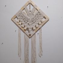 Meu projeto do curso: Introdução à tapeçaria em macramê. Een project van Ontwerp van accessoires, Craft, Textiel y Macramé van Talita Calixto - 14.06.2021