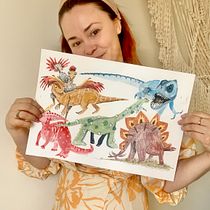 My project in Illustration Techniques to Unlock your Creativity course. Design, Traditional illustration, Fine Arts, Painting, Creativit, Creating with Kids, and Sketchbook project by Katya Zolina - 05.22.2021