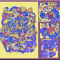 Meu projeto do curso: Ilustração vetorial com estilo doodles. Traditional illustration, Vector Illustration, and Digital Illustration project by Anaí Moraes - 06.16.2021