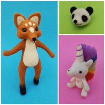 Mis proyectos del curso de Needle felting de Caro Indy. Artesanato, e Design de brinquedos projeto de elvalejandrarvizu - 13.06.2021