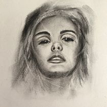 My project in Artistic Charcoal Portraiture: Creating Atmosphere course. Ilustração tradicional, Artes plásticas, Desenho, Desenho de retrato, Desenho realista, e Desenho artístico projeto de Sheena Mackenzie - 17.06.2021