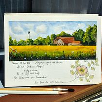 Mein Kursprojekt: Aquarellreiseheft. Traditional illustration, Watercolor Painting, Architectural Illustration, and Sketchbook project by e_m_r - 06.17.2021